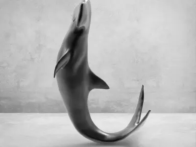 3D Hammer Shark 3D model