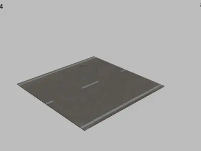 Low Poly Free 3d Roads  Free low-poly 3D model