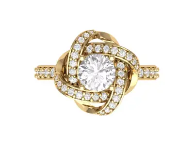 Wedding Ring 3D print model 92