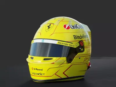 F1 Lewis Hamilton Helmet 2026 3D model
