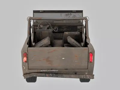 Ford Bronco Roadster U13 1969   Low-poly 3D model