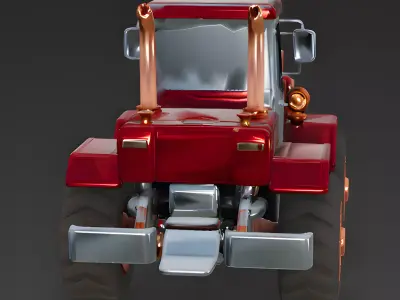 The Crimson Commander Executive Loader 3D Model Low-poly 3D model