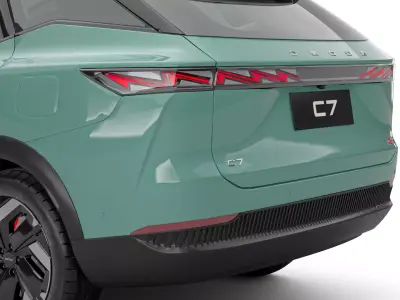 2026 Chery Omoda C7 with Interior 3D model