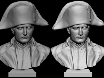 Napoleon Buonaparte v2 With hat 3D print model