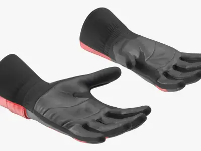  Alpinestars Extended Cuff Motorsport Gloves Red 