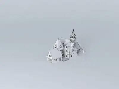 Sleeping Beautys Castle Free 3D model