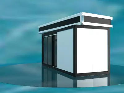 Modular office 15m2 3D model purchase