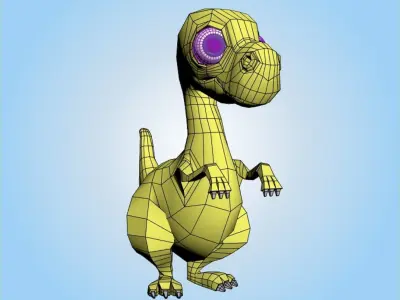 T-Rex dinosaur 3D model