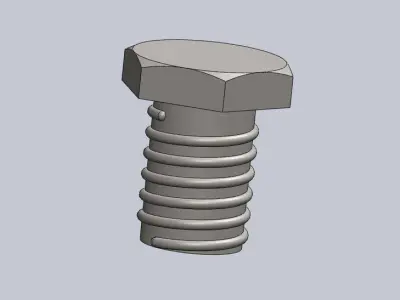 bolt screw Free 3D model purchase