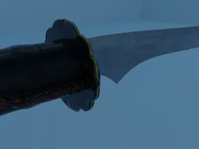 Sword Free low-poly 3D model 11