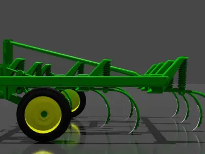 John Deere 1610 Chisel Plow 3D model