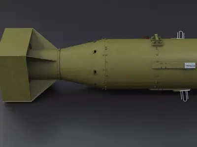 Little Boy Atomic Bomb 3D model purchase