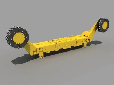 Coal Mining Machine 3D model