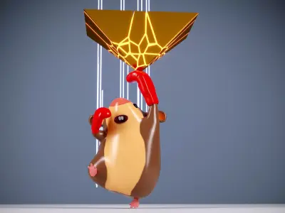  Cartoon mouse 3D model