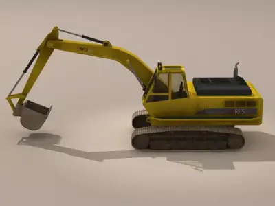 Excavator 3D model
