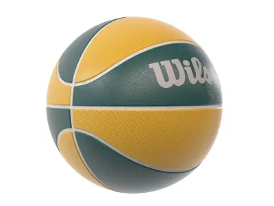 Basketball net and Basketballs   Low-poly 3D model
