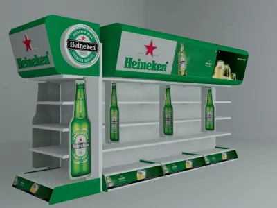 aisle and gondola end Free 3D model