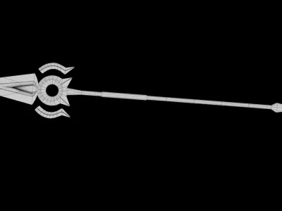 Pantheon Spear  Low-poly 3D model