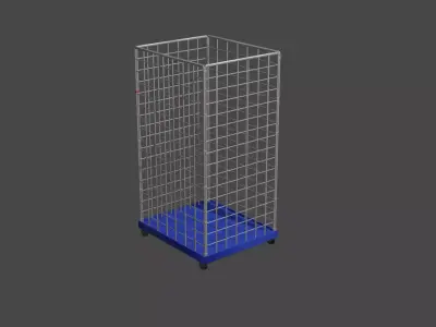 Trolley object Free 3D model