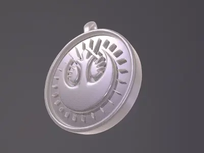 New Jedi Order Pendant magnet  Free 3D print model