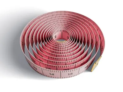 Seamstress Measuring Tape 3D model