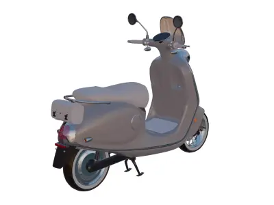 Electric scooter 3D model 5