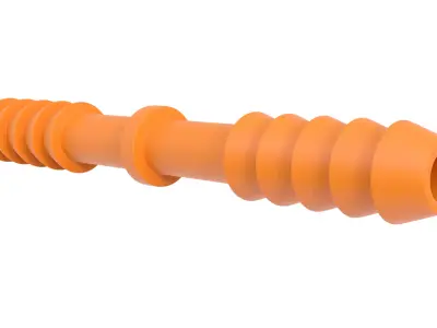 Pipe connector 02 3D model