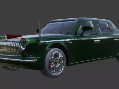 hongqi FAW L5 3D model
