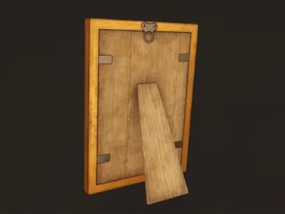 Picture Frames - PBR Game Ready  Free low-poly 3D model
