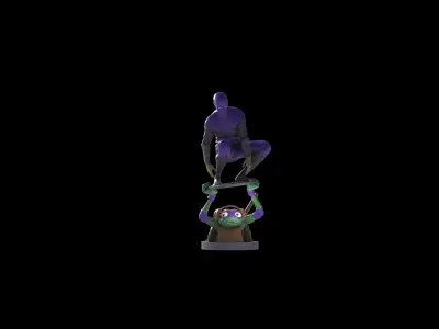 Donatello o Donnie  Ninja Turtles 3D print model