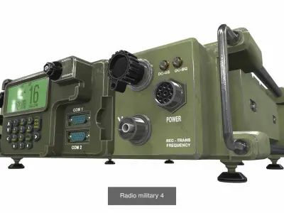 Radio militaries 3D Model Pack