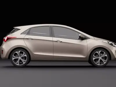 Hyundai i30 Metallic 3D model