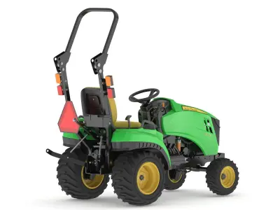 John Deere 1023E Sub-Compact Tractor 3D model