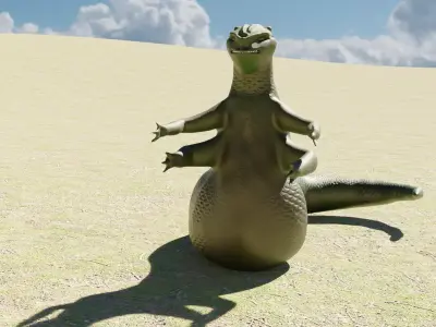 Reptile Monster Free 3D model
