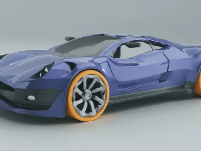 Concept car 2011 Free 3D model