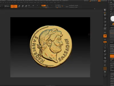 avgust coin-3d print model 3D print model