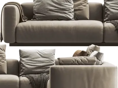 Flexform Lario Sofa 3D model