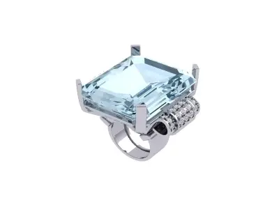 Wedding Ring  3D print model 361
