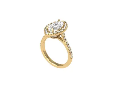 Wedding Ring  3D print model 318