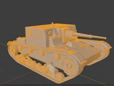 Base Mesh Tank Free Download Free low-poly 3D model