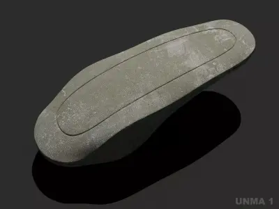 Mysterious UNMA-1 UNMA-2 Hovering Artifacts - Unknown Machine 3D model