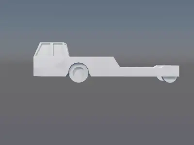 3d Printed Douglas Tow Barless 280 Push back tug 1-400 scale 3D print model