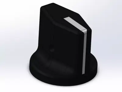 Cessna Citation Mustang - Knob for rotary encoder 3D print model
