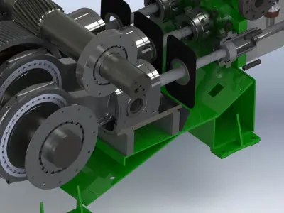 mud pump  3D model