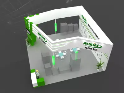 Exhibition - Area - 9X9-3DMAX2009-0130 3D model