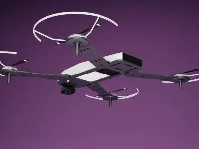 Drone Concept 3d Model Free 3D model