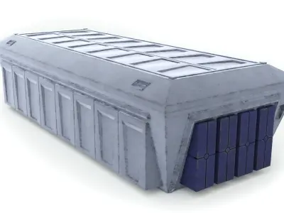 Imperial Cargo Container 1-18 scale Kenner Hasbro 3D print model
