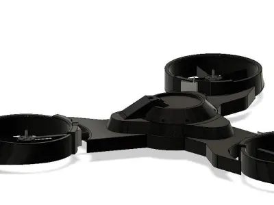 Tri rotor 3D print model