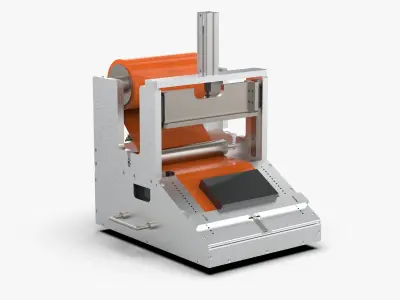 Automatic Cutting Packaging Film Jig Machine Free 3D model purchase