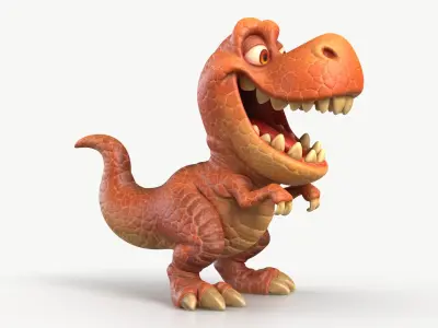 Tyrannosaurus Rex Toy 1 3D model